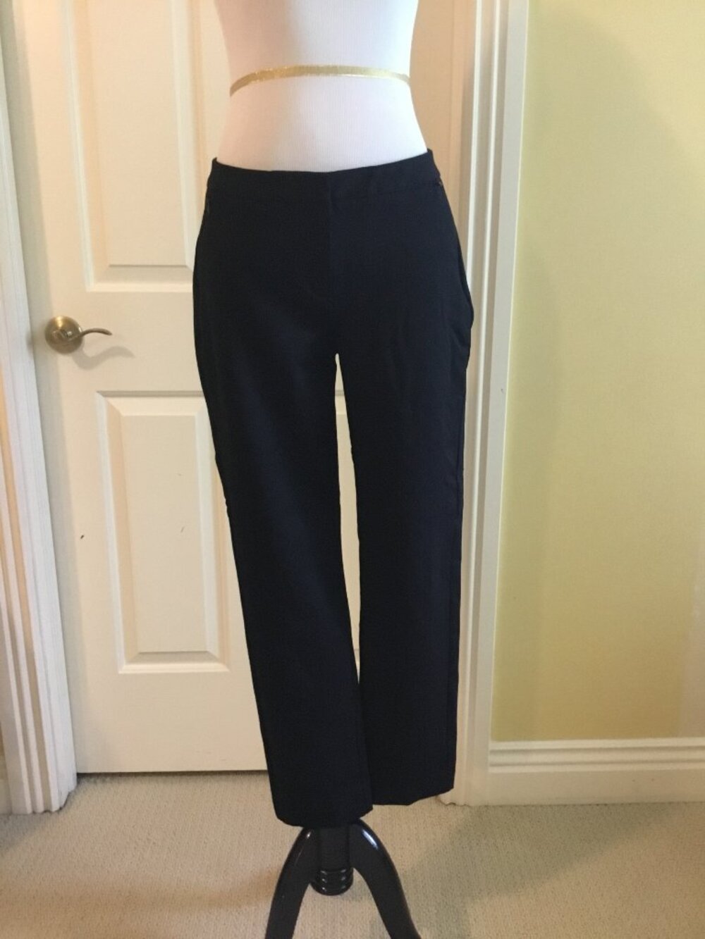 Kobi Halperin Black Tailored Straight Leg Pants Size 8